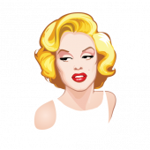 Sexy Monroe Stickers for WhatsApp, WAStickerApps